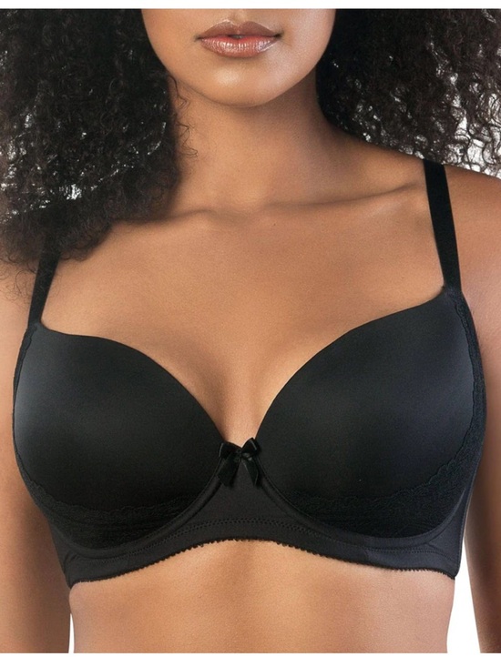 Parfait Other - PARFAIT CASEY 2801 WOMEN'S WIRED PADDED PLUNGE SEAMLESS T-SHIRT BRA - BLACK- 32F
